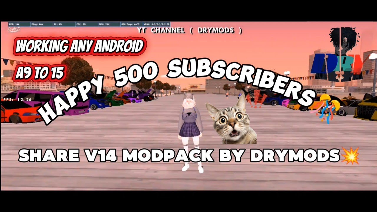 💥[BIG RELEASE V14 MODPACK]// GTA SA ANDROID BY DRYMODS💥