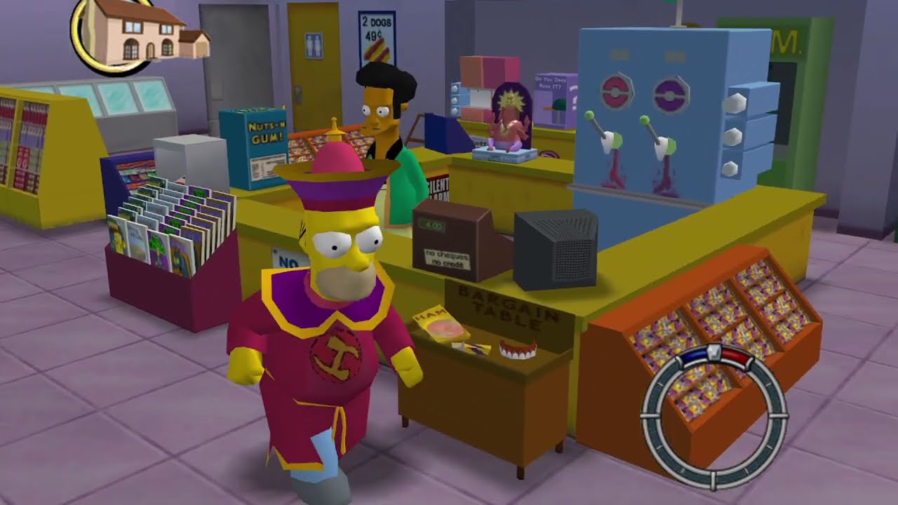 The Simpsons Hit & Run Part 1 All cards collected Homers Mission