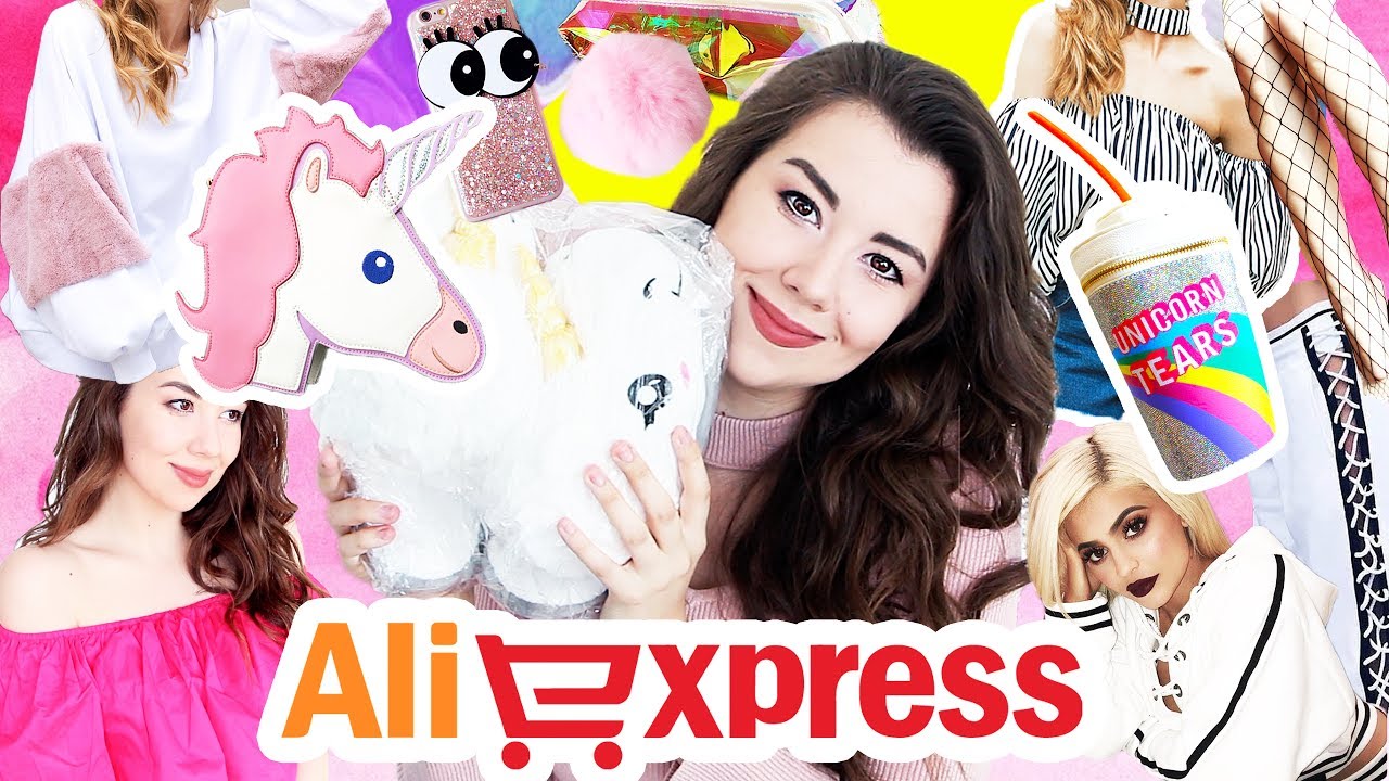 РАСПАКОВКА ОФИГЕННЫХ ВЕЩЕЙ C АЛИЭКСПРЕСС // ЕДИНОРОГИ , КАЙЛИ ДЖЕННЕР // UNBOXING ALIEXPRESS 2017