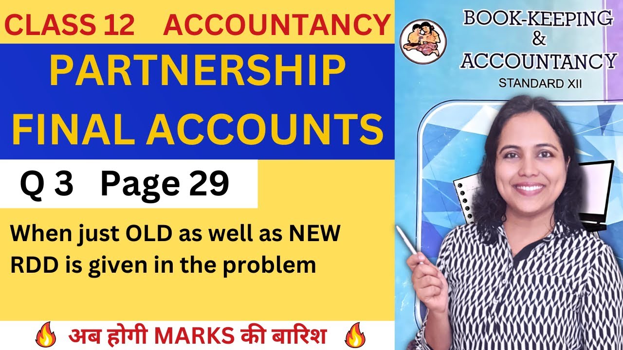Partnership FINAL Accounts | Rucha and Juili are partners | Solved sum Q 3 Page 29 | HSC Board 24-25