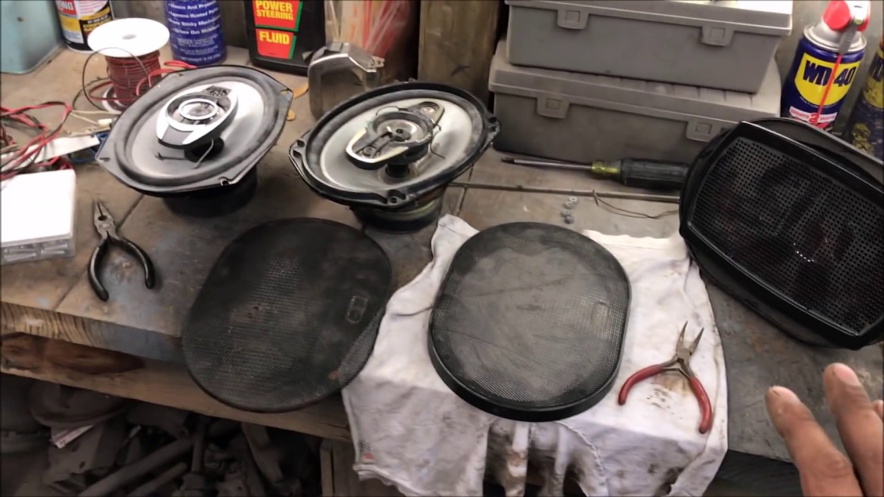 installing a modern radio in an old car with an amp 70 chevelle how to DIY do it yourself