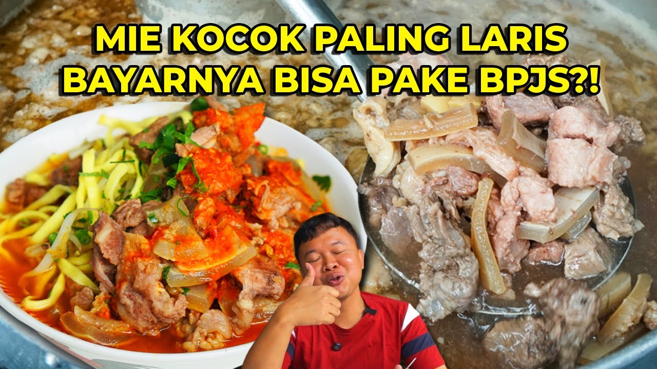 MIE KOCOK BPJS LEGEND SEJAK 1950! SEPORSI HARGA 30 RIBU, BISA BAYAR PAKE BPJS?
