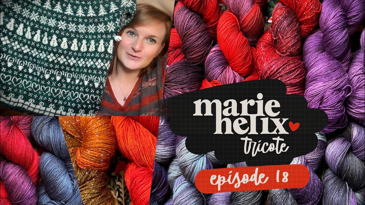 🧶  Podcast tricot n°18  ~ Je suis à Jacquard Land & nuancier d'automne !