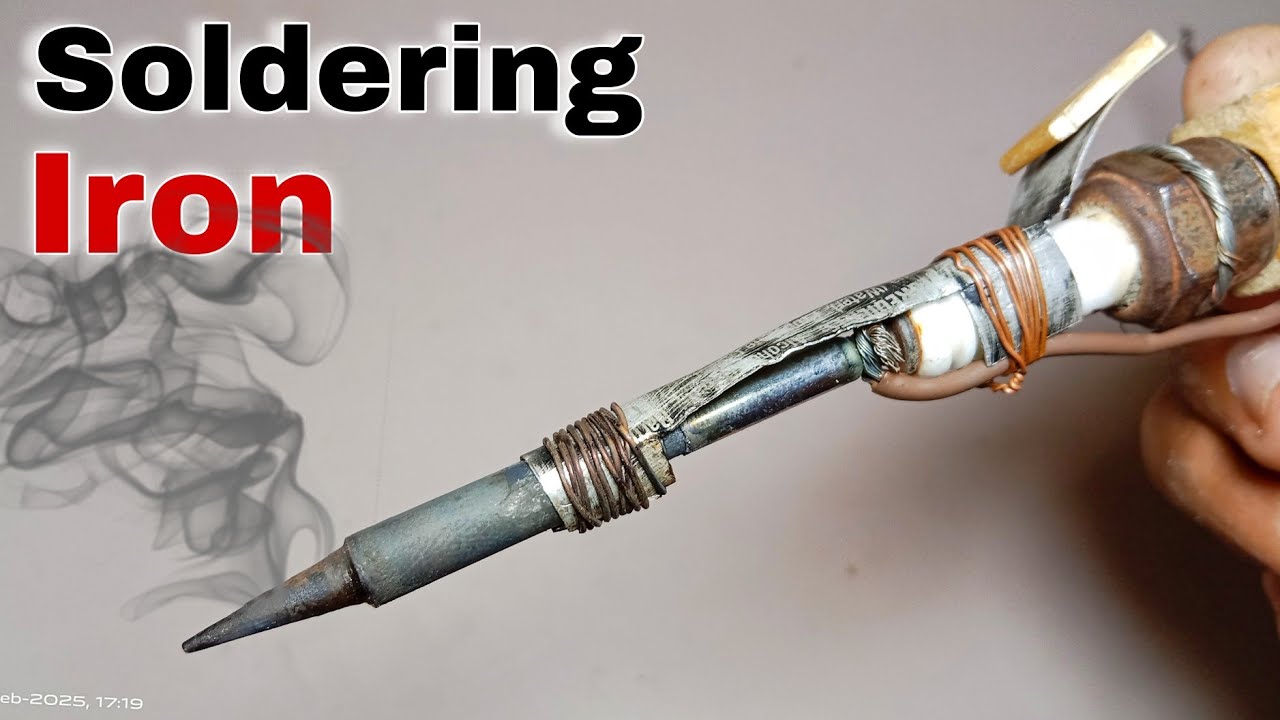 How To Make Simple SOLDERING IRON With Spark Plug at Home!