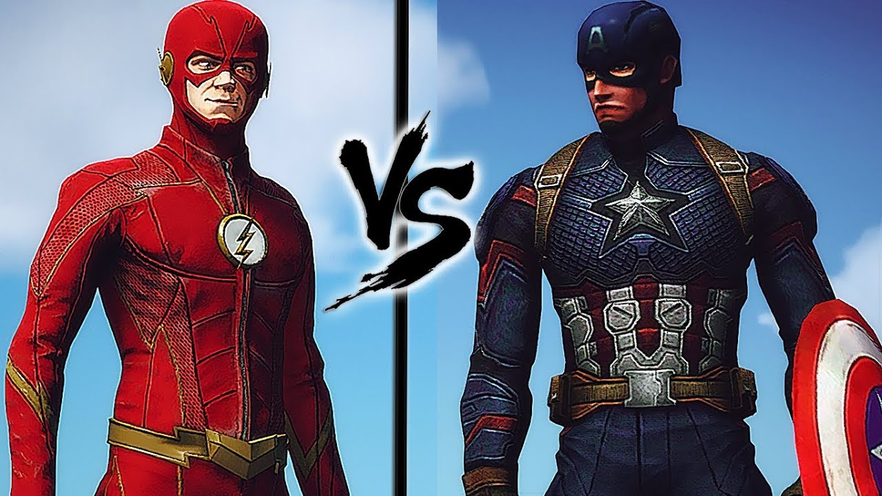 FLASH VS CAPTAIN AMERICA (Endgame) --- EPIC BATTLE