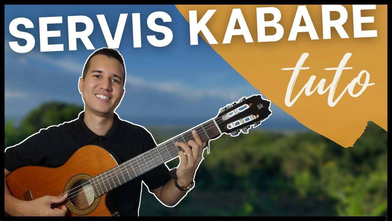 Servis Kabaré - Baster 🇷🇪 - Tuto Maloya guitare 🎸 - Cours FACILE et Gratuit