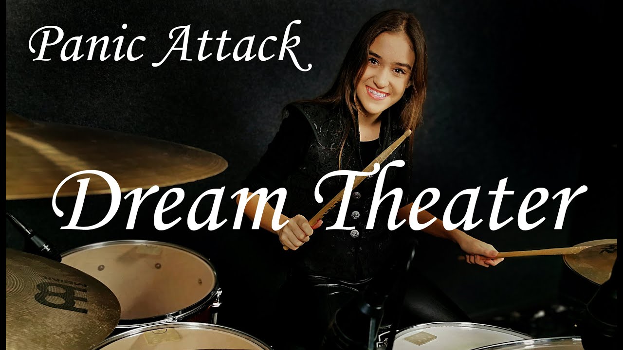 Dream Theater - Panic Attack - Drum Cover By Nikoleta - 13 years old