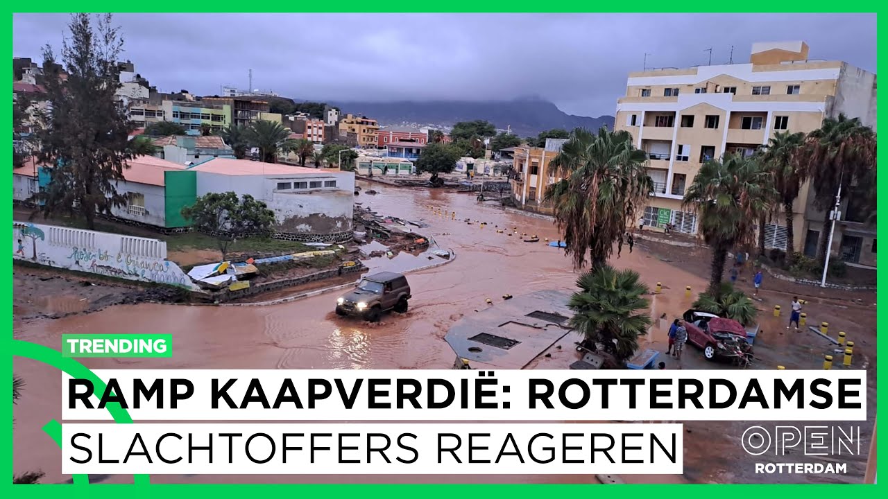 Rotterdammers op Kaapverdië vertellen over verwoestende storm: ‘Gevreesd voor mijn leven’ | TRENDING