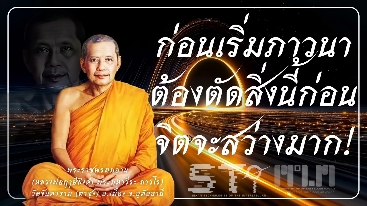 ก่อนเริ่มภาวนา ต้องตัดสิ่งนี้ก่อนจิตจะสว่างมาก #หลวงพ่อฤาษีลิงดํา #วัดท่าซุง #อุทัยธานี #STi441 #STi