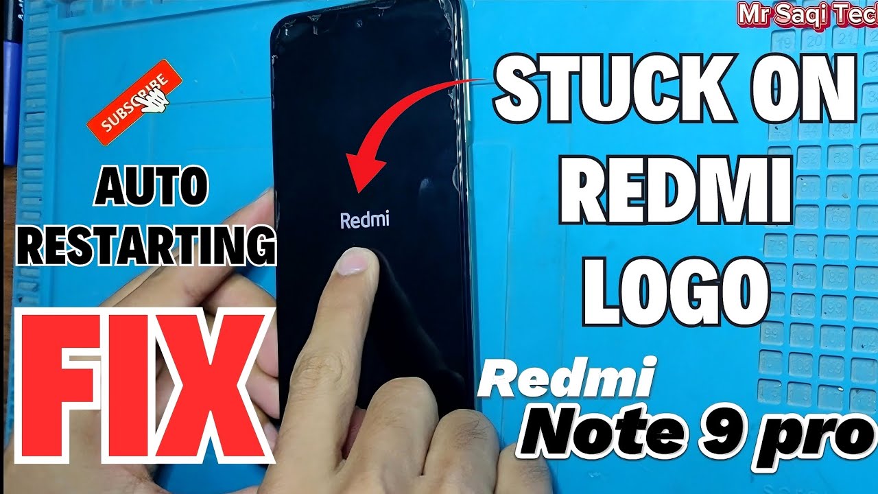 Решение для автоматической перезагрузки Redmi Note 9 Pro | Решение проблемы с застрявшим логотипо...