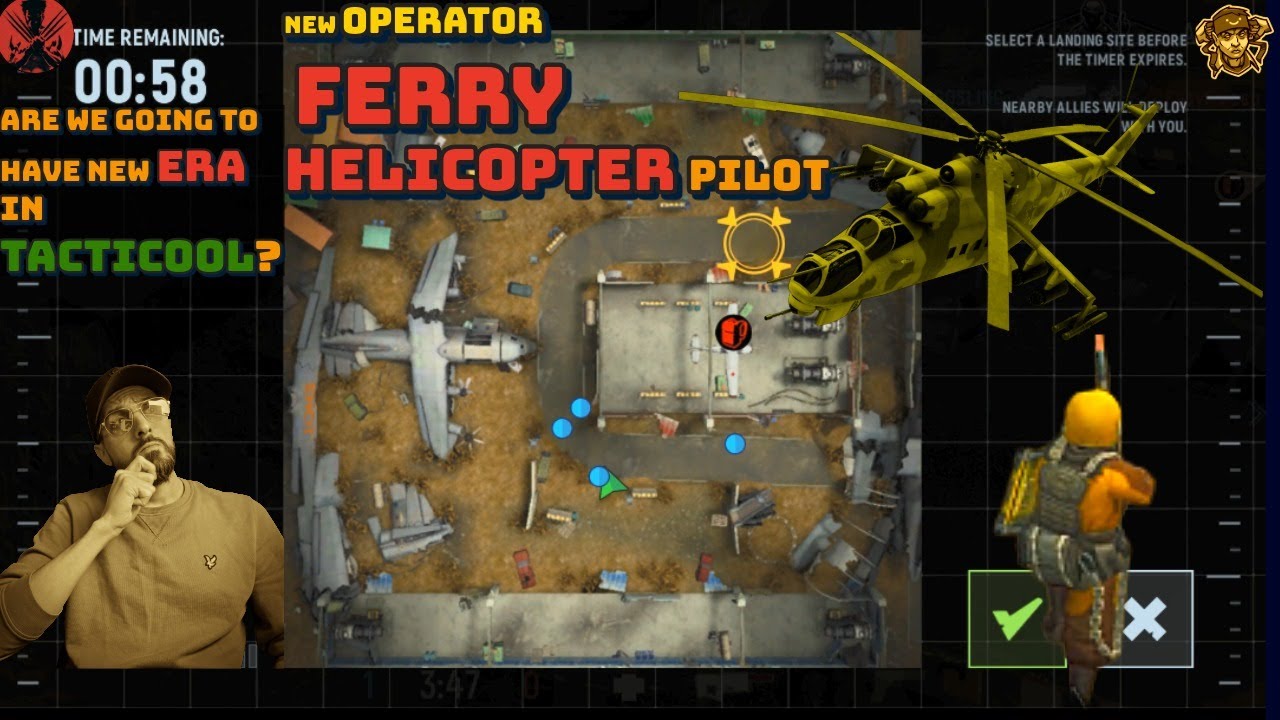 TACTICOOL | NEW UPDATE-NEW OPERATOR FERRY (HELOCOPTER BOY) 🔴LIVE! #554