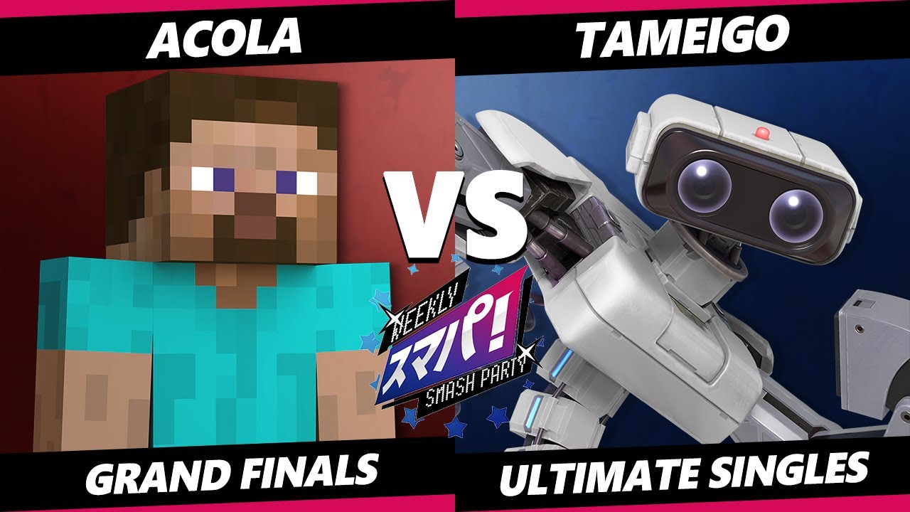 Sumapa 215 GRAND FINALS - Acola (Steve) Vs. tameigo (ROB) Smash Ultimate - SSBU