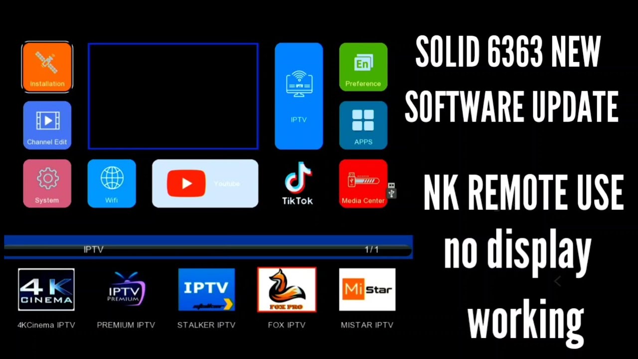 SOLID 6363 GX6605S HW203 5815 ALL BOX SOFTWARE UPDATE 2025 | #gx6605s2025 