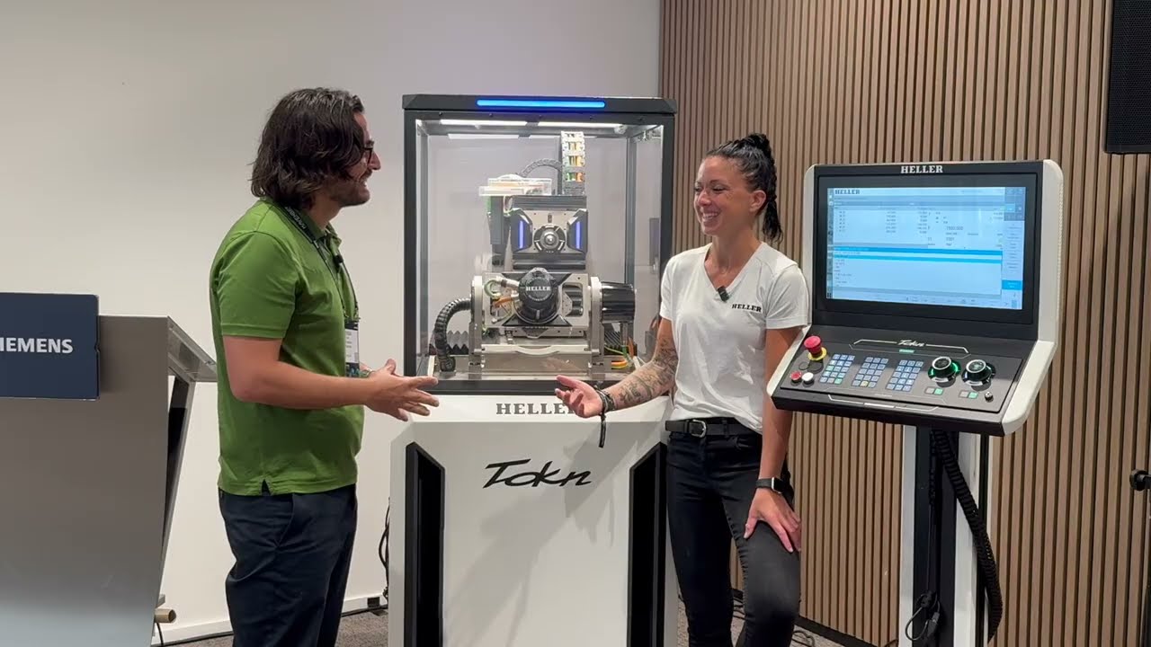 Interview with Melanie Luz from Heller Machine Tools at Siemens Realize Live Europe, Amsterdam