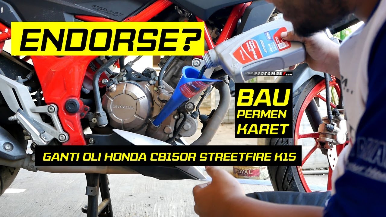 CARA Ganti Oli Honda CB150R Streetfire LED Enduro Racing Bukan Endorse 🏍 #enduroracing #hondacb150r