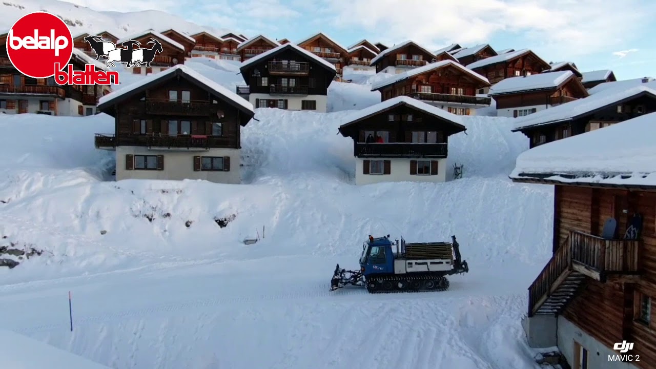Belalp die Hexenanfahrt 2019 entsteht