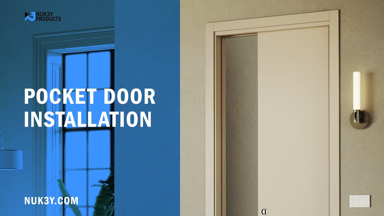 Nuk3y DIY | How To Install A Pocket Door Frame Kit With Two-Way Soft Close Feature