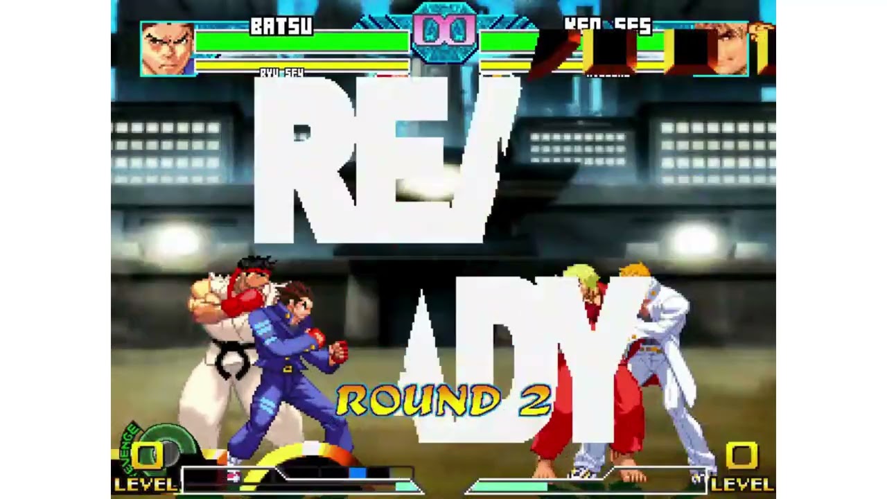 Ryu Y Batsu Vs Ken Y Kyosuke - Mugen Tag Battle