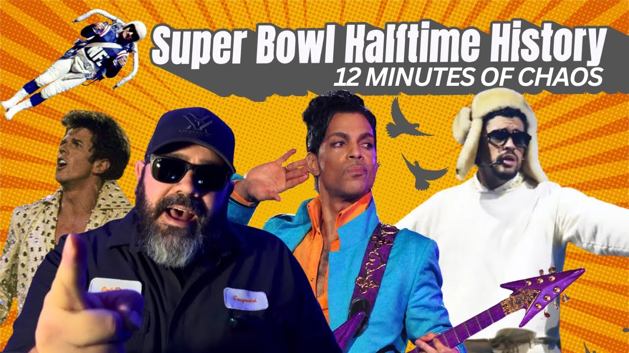 12 Minutes of Chaos: A History of Super Bowl Halftime Fails & Wins