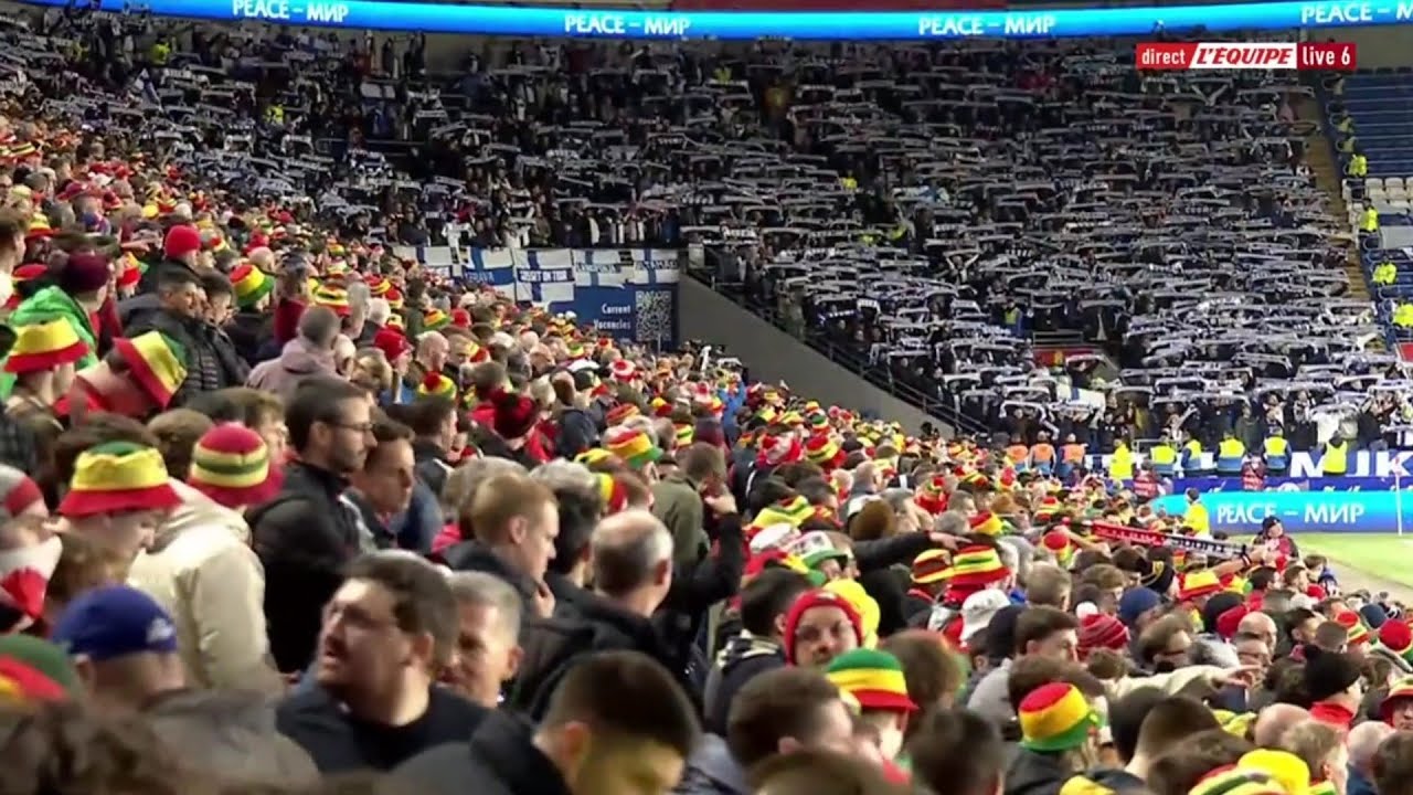 Wales vs Finland National Anthem - EURO 2024 Qualifiers Play-off