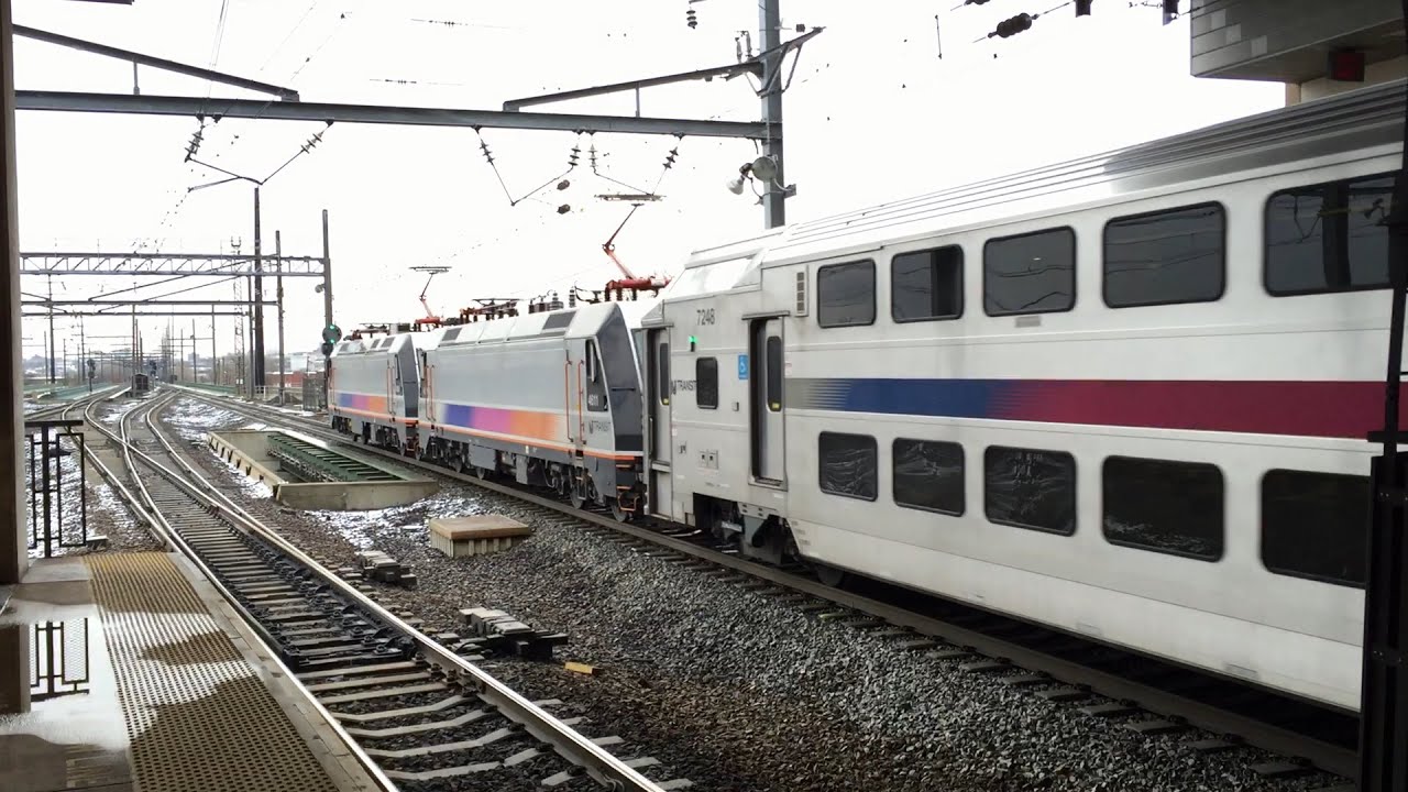 New Jersey Transit HD: Bombardier ALP-46A/ALP-46 Double Header at Secaucus Junction on Train 8214