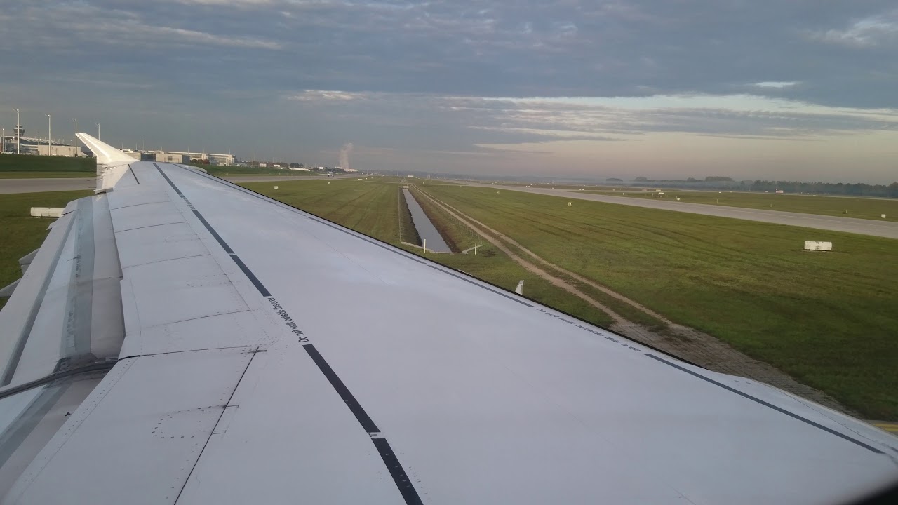 Abflug Flughafen München 4k