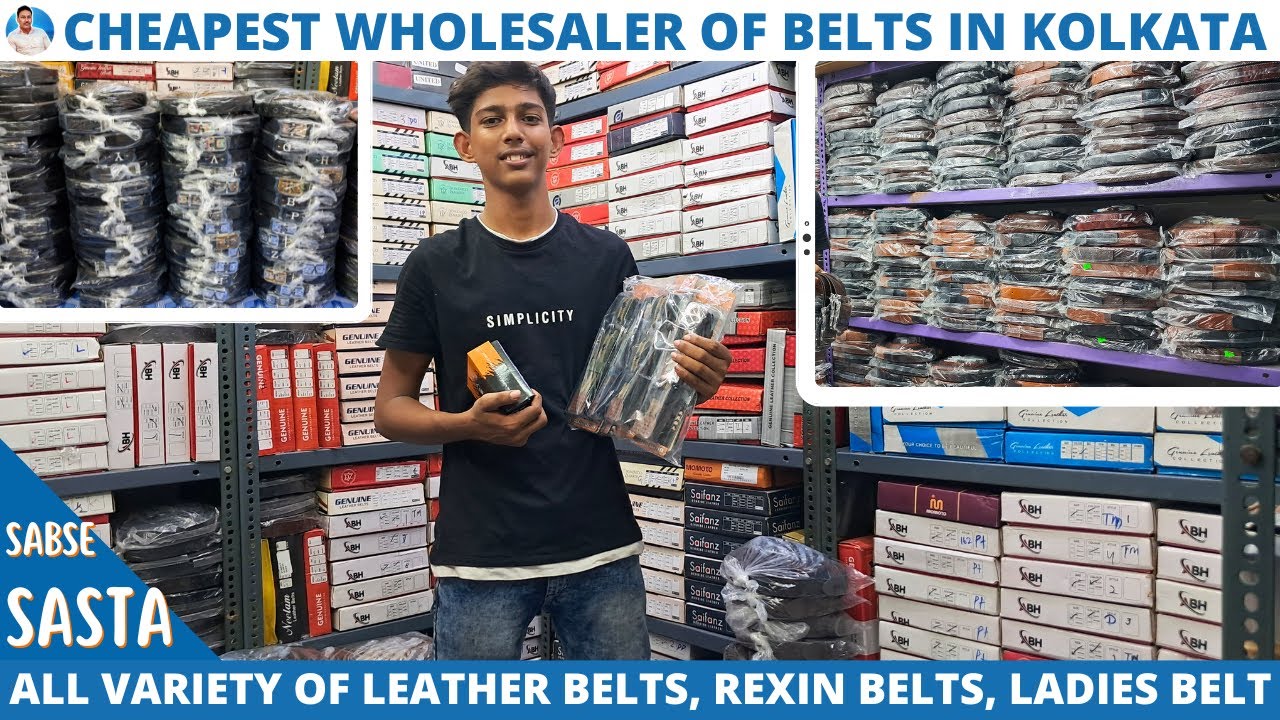 Cheapest Belt Collection in Kolkata | Leather Belts, Rexin Belts, Kids & Ladies Belts Wholesaler