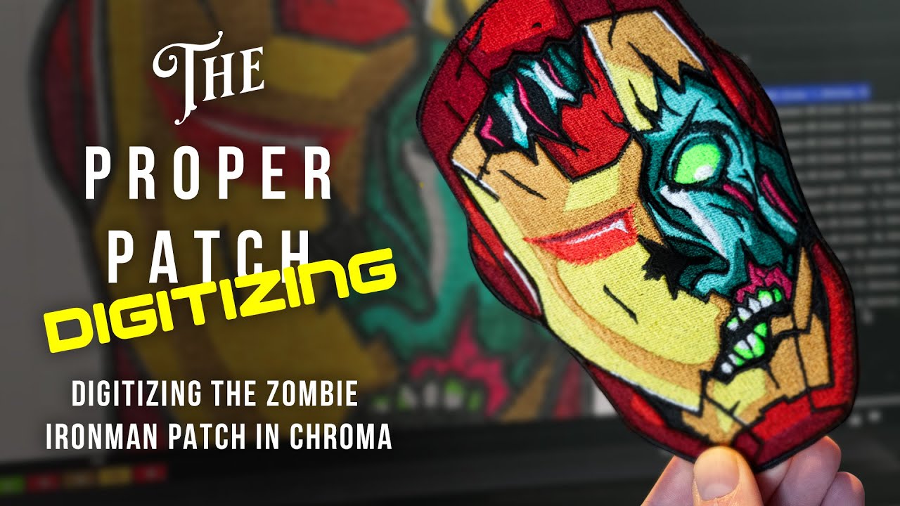 Digitizing the Zombie Ironman patch in Chroma Luxe A-Z