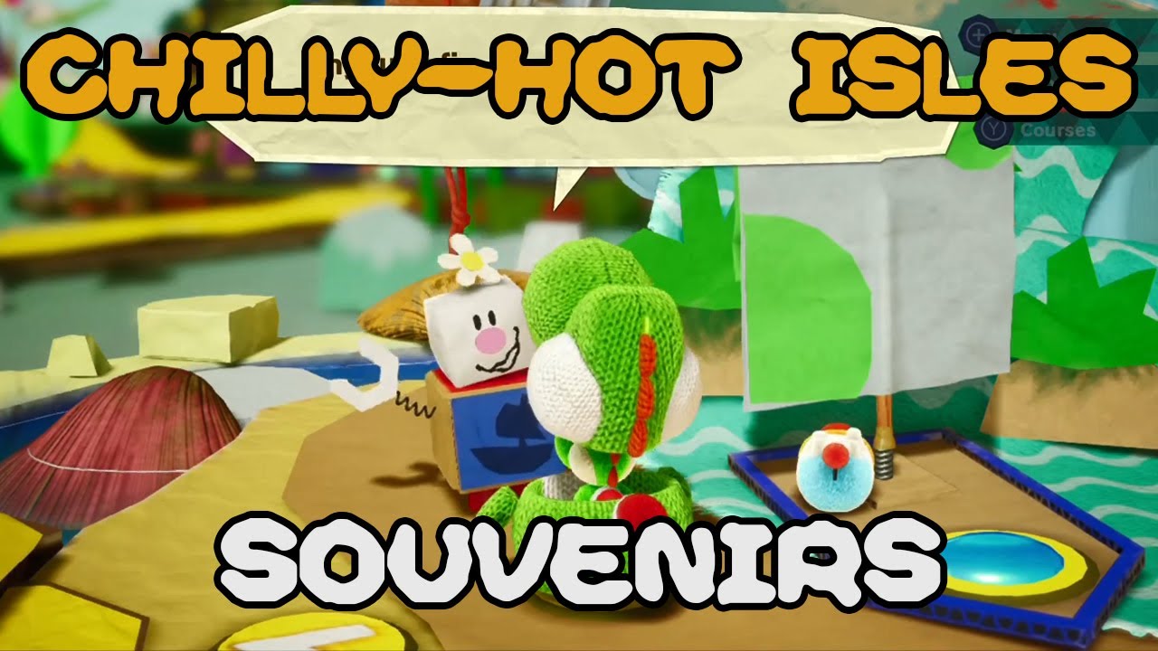 Yoshi's Crafted World: Chilly-Hot Isles Souvenir Hunt