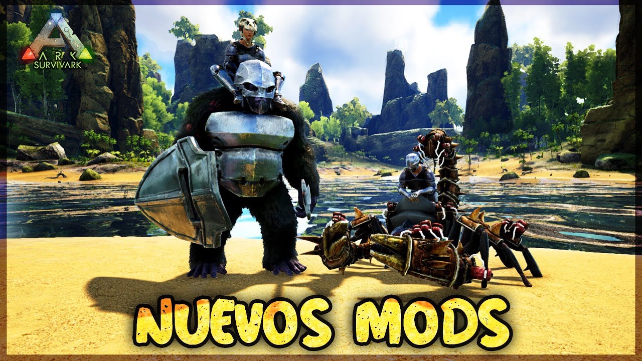 NUEVOS MODS EN ARK SURVIVARK #25