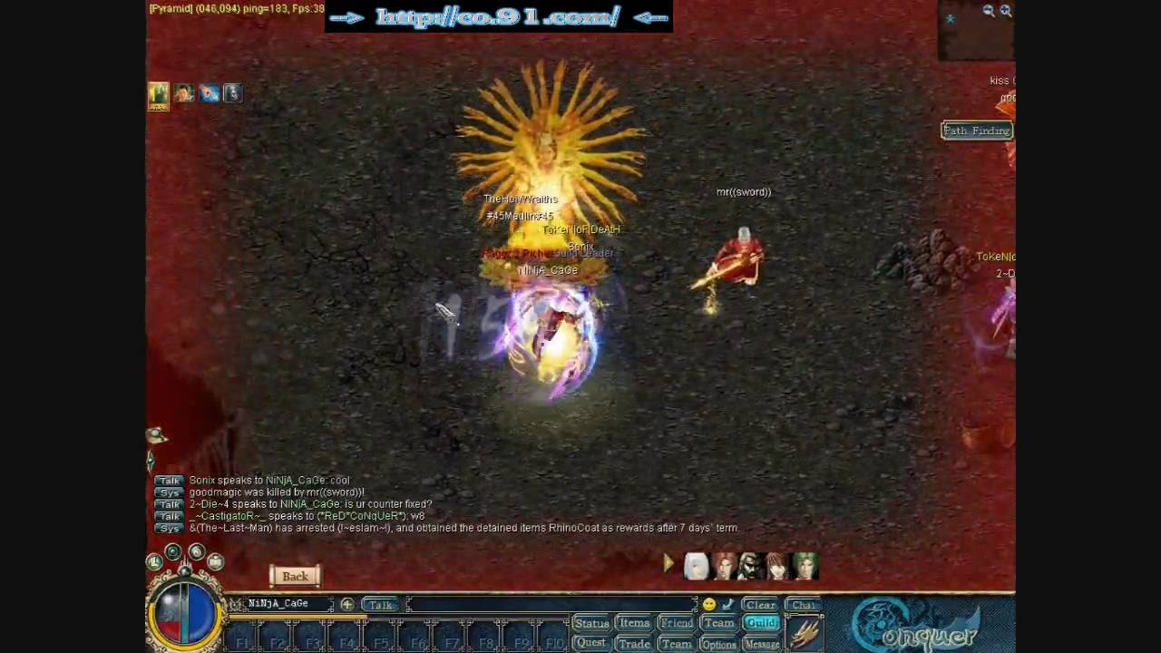 Conquer_**** Pyramid _****GodOfNoobz _****ToKeN_oF_DeAtH _****Conquer_PvP_2009