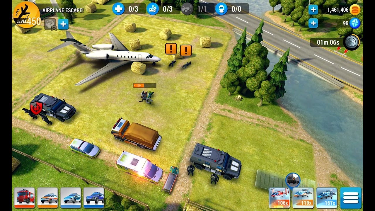 Emergency HQ, Hero Level 140, Airplane escape