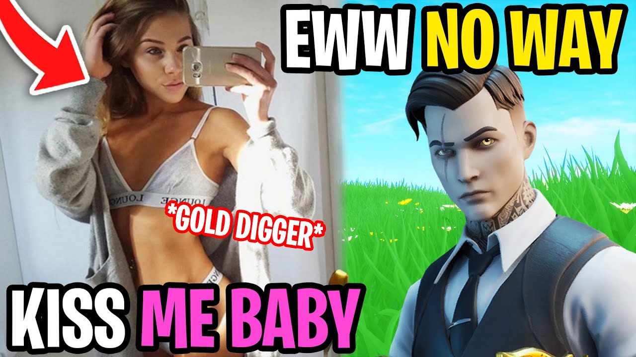 Gold Digger Tried Kissing Me - Fortnite