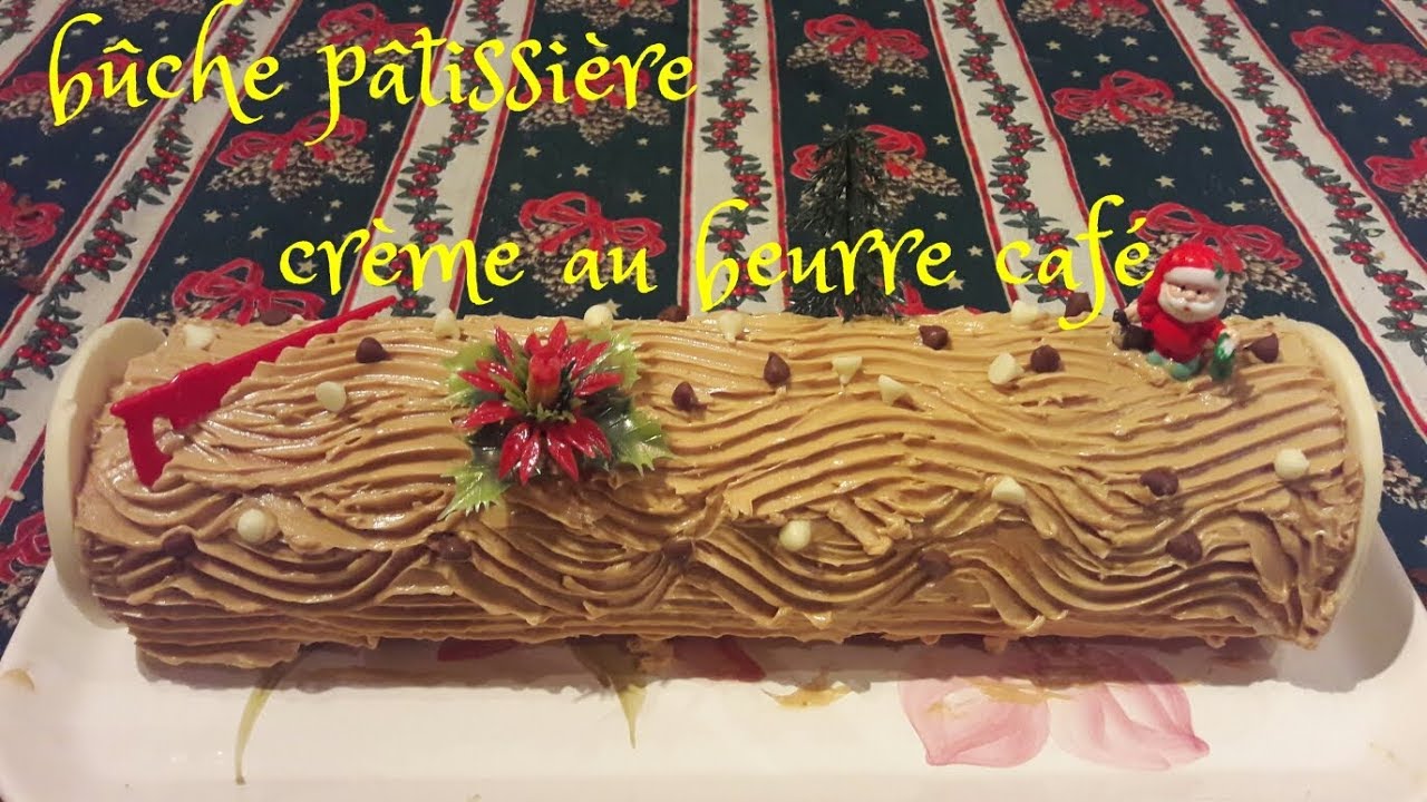 🎅🎄Bûche pâtissière crème au beurre aromatisé au café 🎅🎄