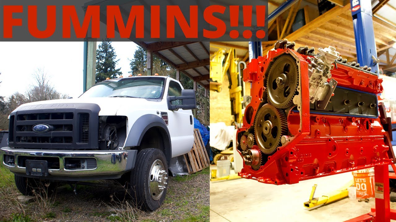 $5,000 2008 F450 Cummins Swap Part 1