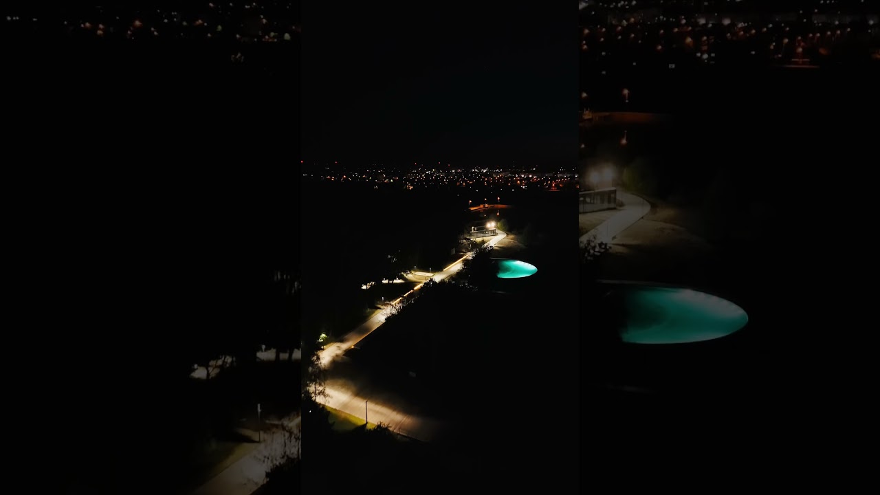 Promenada w Słupcy #drone #dronevideo #romantic #promenada #słupca #zlotuptaka #djimini4pro #night