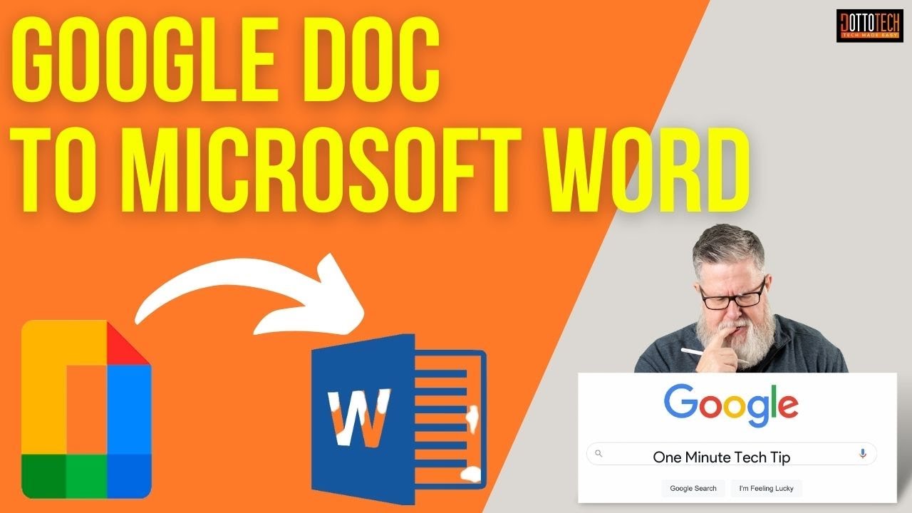 How to Convert a Google Doc to Microsoft Word 2025