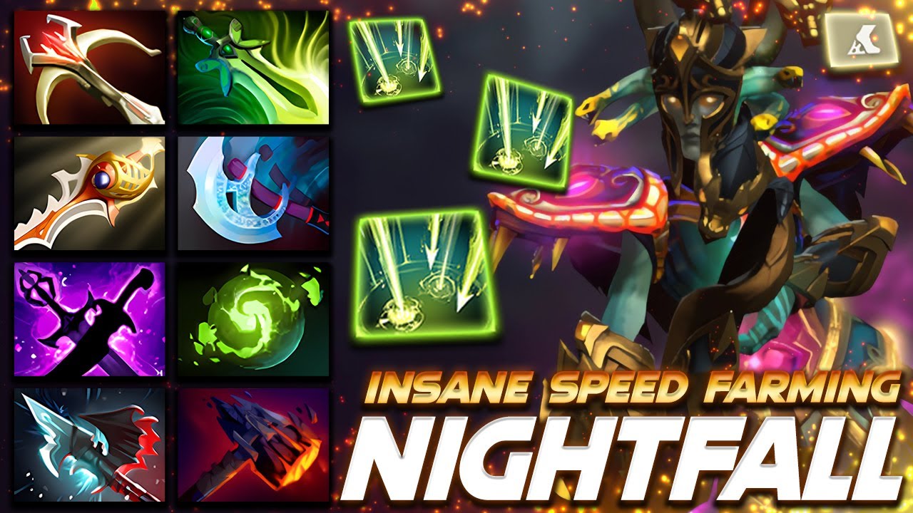 Nightfall Medusa Insane Farming Speed - Dota 2 Pro Gameplay [Watch & Learn]