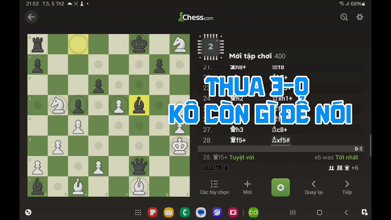 Ngày 4 của cờ vua: Sự nhục nhã khi thua cực thảm|Mrprogaming 
