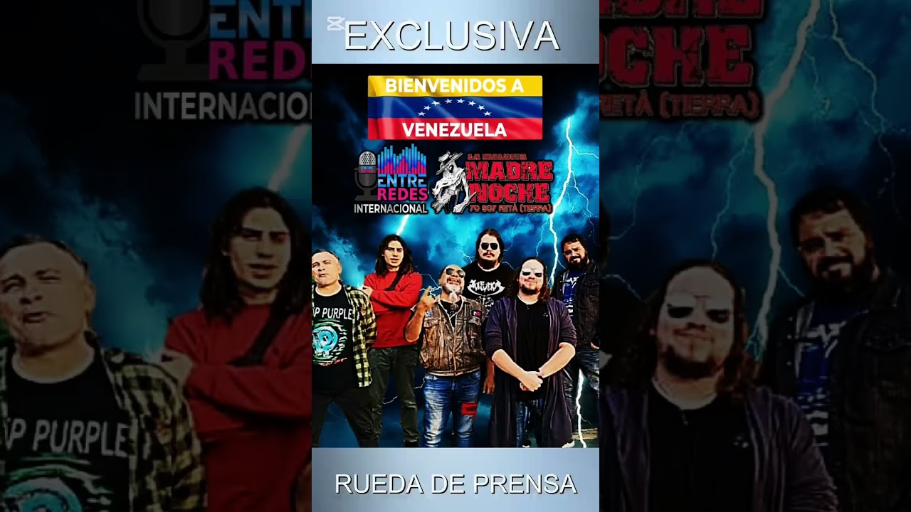 Entrevista exclusiva con los medios Aliados A la banda Argentina La Maldita Madre Noche 😍