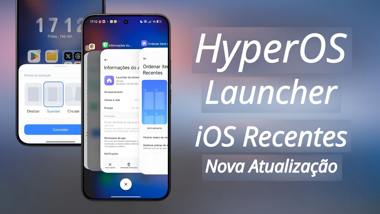 Agora! A Melhlor Atualizou - HOS Launcher iOS Recentes - Instale Agora e Otimize seu Xiaomi