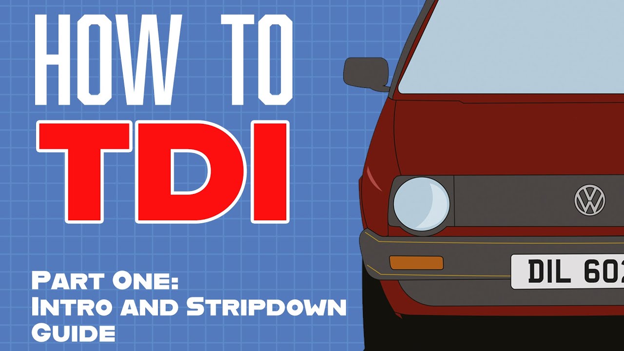 Comprehensive How-to TDI Swap Guide! Part 1: Intro and Stripdown Guide (Mk2 Golf Build)