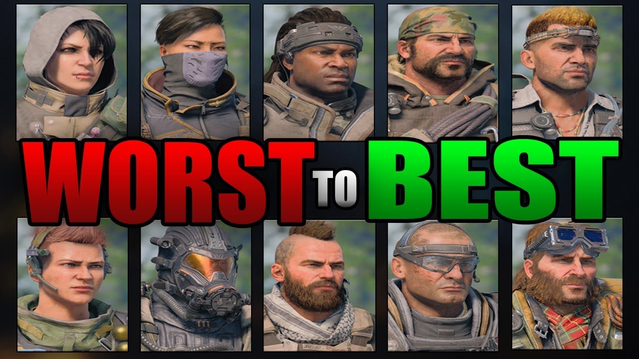 Black Ops 4: Ranking All Specialists Characters From WORST to BEST