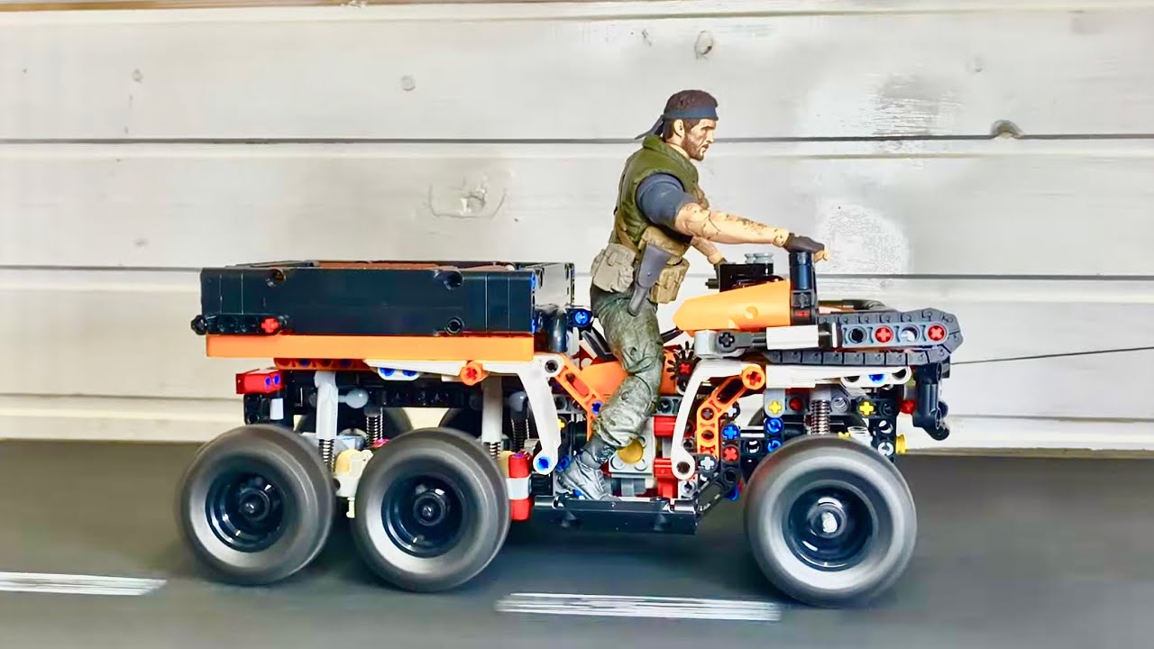 ATV 6x6 Drag Race. Lego Technic Speed Test