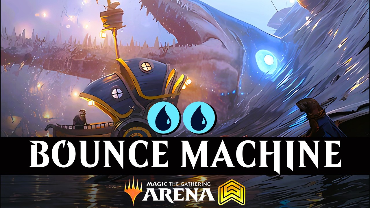 The MOST INSANE BOUNCE EFFECT is TOYING WITH THE META - MTG Arena Standard Ranked - Mono Blue