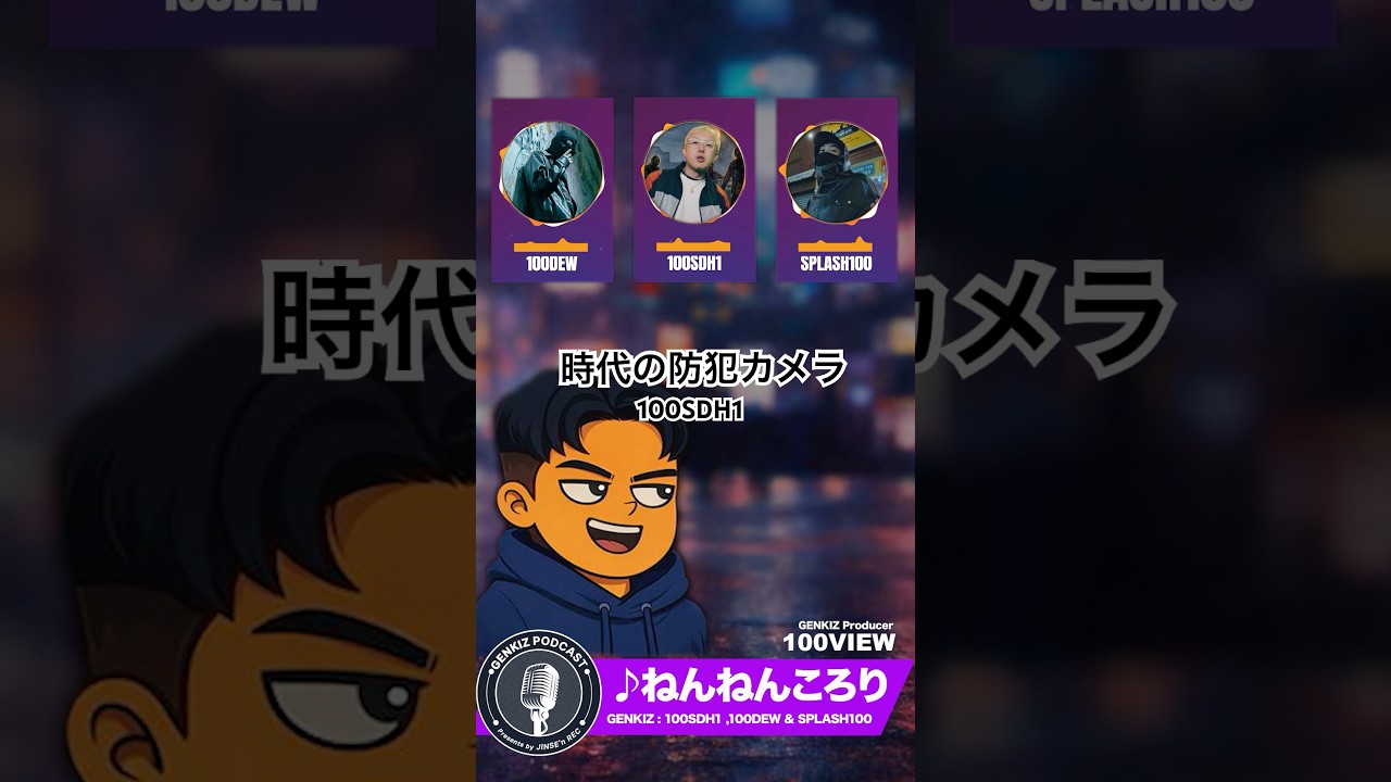 GENKIZ Podcast 時代の防犯カメラ￼ #genkiz #podcast #hiphop