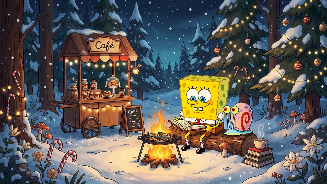 Lofi Chilling Campfire 🔥 Cozy Winter Lofi | Winter Lofi for Study, Reading & Soft Evening Focus