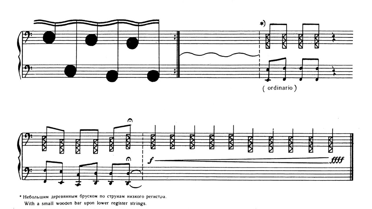 [Pēteris Vasks] The Cycle for Piano (Score-Video)
