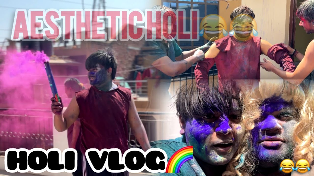 HOLI✨️ PR YE KYA🫣 HO GYA🥲|| FULL CRAZY VLOG😂❤️||BY DEV #vlog #indianvlog #holivlog