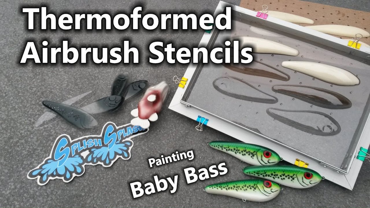 Thermoformed Airbrush Stencils